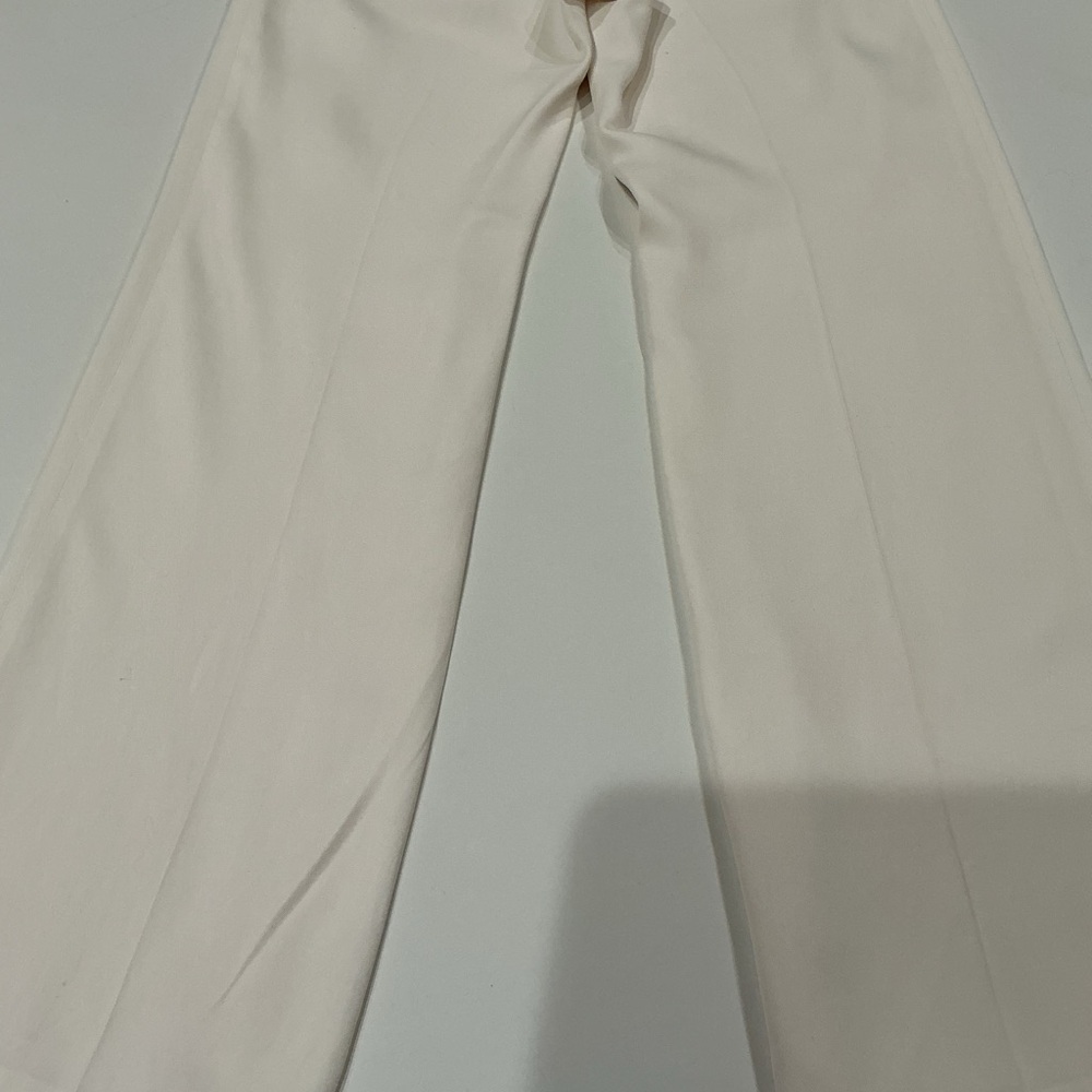 Stella McCartney Cream Wide Leg Pants
